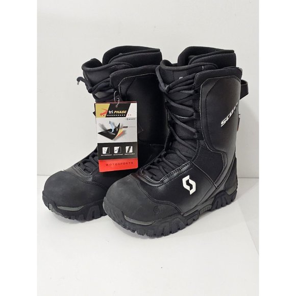 Scott Other - NEW Scott S-Scape Snowmobile Boots Black Sz 9.5 Porelle Tri Phase